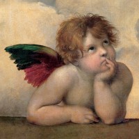 Raffaello - Angelo I - Madonna Sistina