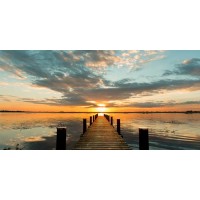 Pangea Images - Morning Lights on a Jetty (detail)
