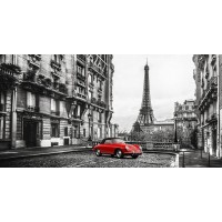 Gasoline Images - Roadster in Paris (Rouge)