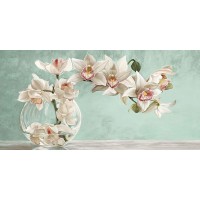 Remy Dellal - Orchid Arrangement II (Celadon)