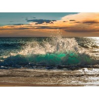 Pangea Images - Wave crashing on the beach, Kauai Island, Hawaii