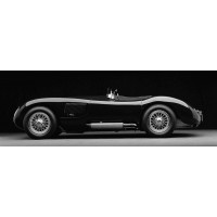 Don Heiny - 1951 Jaguar C-Type (BW)
