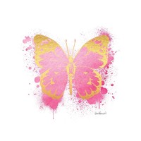 Amanda Greenwood - Butterfly Gold and Pink
