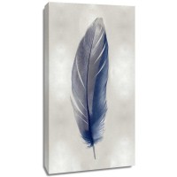 Julia Bosco - Blue Feather on Silver II