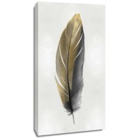 Julia Bosco - Gold Feather on Silver II