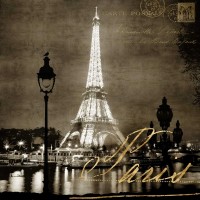 Kate Carrigan - Paris At Night In Sepia
