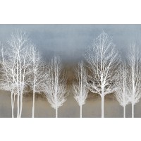 Kate Bennett - Trees on Brown and Blue