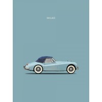 Mark Rogan - Jaguar XK140 Blue