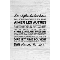 Les règles du bonheur