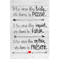 Si tu veux être triste