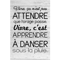 Vivre, ça n'est pas
