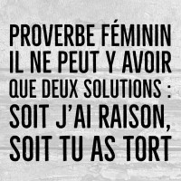 Proverbe féminin