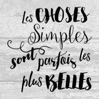 Les choses simples