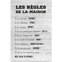 Les règles de la maison