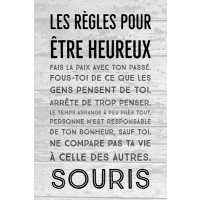 Les règles pour être heureux