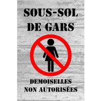 Man cave - Sous-sol de gars