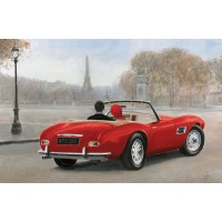 Marco Fabiano - A Ride in Paris III Red Car